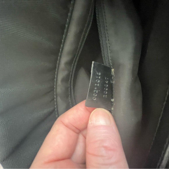 Gucci Bamboo Handle Nylon Black Bag - Picture 6 of 9